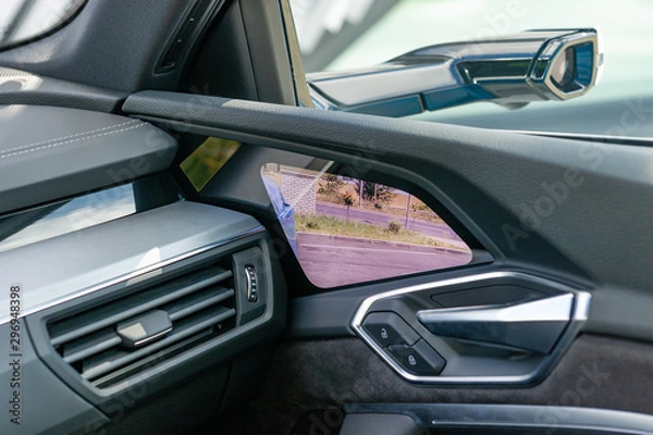 Fototapeta Electronic wing mirror