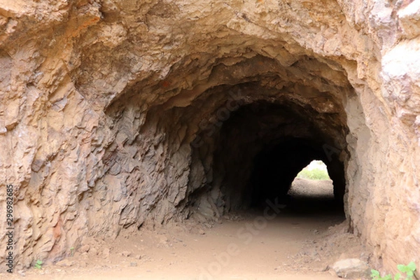 Fototapeta Los Angeles, The Batcave located in Bronson Canyon/Caves, section of Griffith Park, location for many movie and TV show