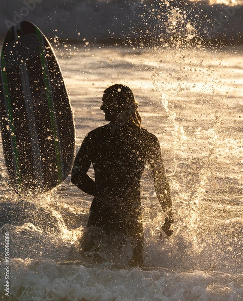 Obraz splashy splash surfer 