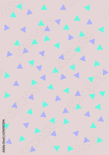 Obraz abstract pastel triangles background 