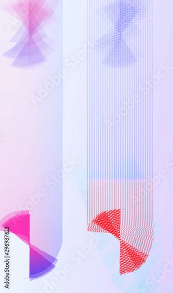 Obraz Abstract gradient bows background 