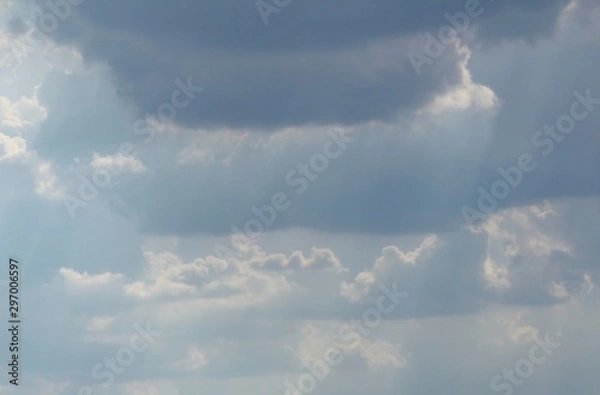 Fototapeta blue sky with clouds