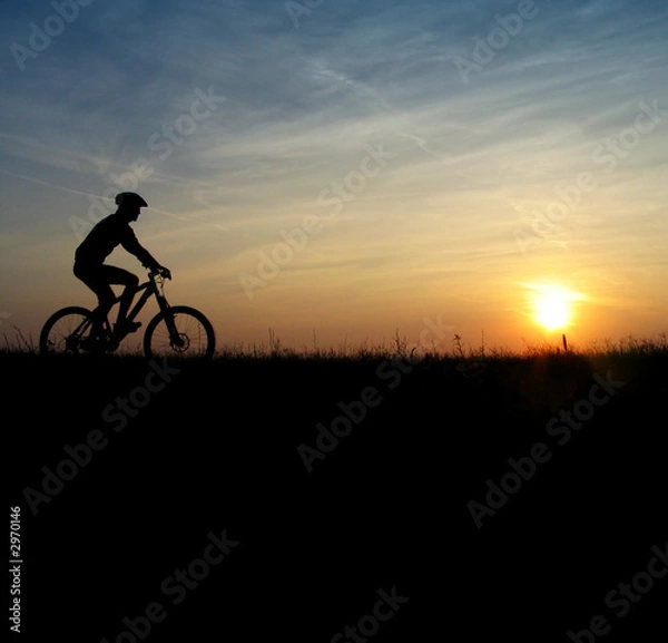 Obraz mountain biker