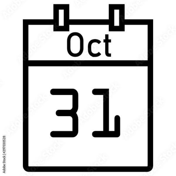 Obraz Halloween Outline Icon