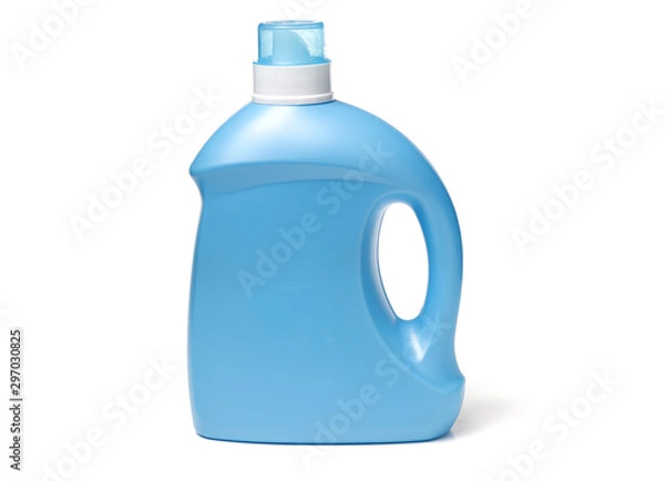 Obraz Plastikowy pojemnik na detergent na białym tle