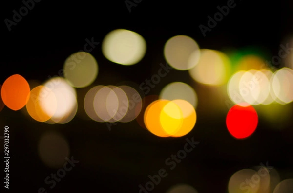 Obraz Bokeh abstract background in the night