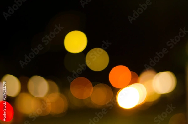 Obraz Bokeh abstract background in the night