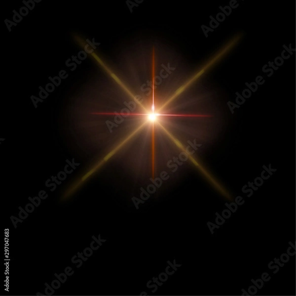 Fototapeta abstract background with stars