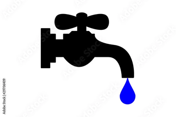 Obraz grifo con gota
