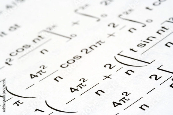 Obraz math equations