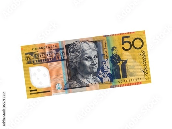 Obraz Australian Fifty Dollar Note