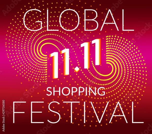 Obraz Global shopping 11.11