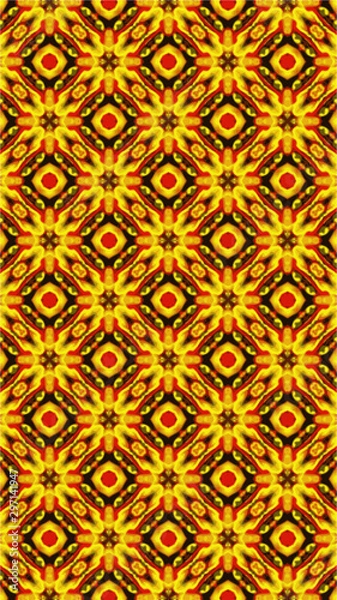 Obraz Ornate geometric pattern and abstract colored background