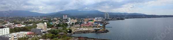 Obraz Blick auf Manado in Nordsulawesi