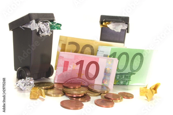 Obraz Müllgebühren