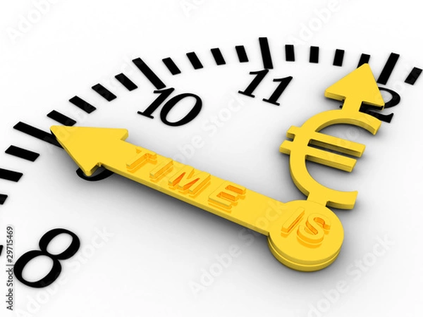 Obraz Time is money