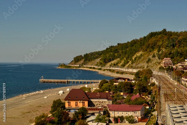 Fototapeta view of the island