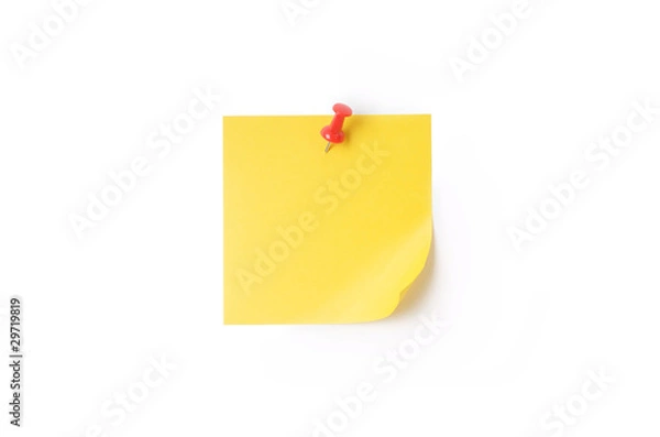 Obraz yellow Sticky Note