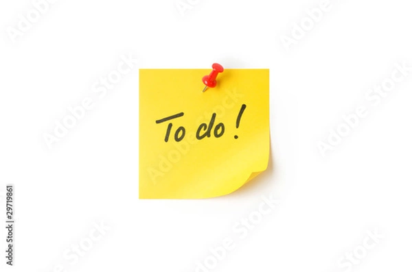 Obraz To do note