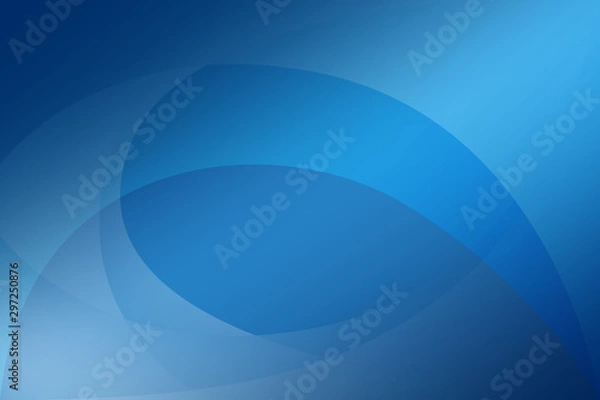 Obraz Abstract geometric blue and white color background. Vector, illustration.