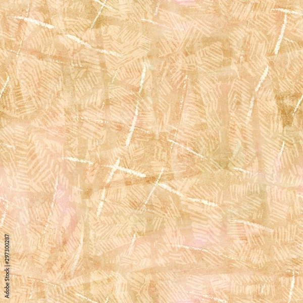 Fototapeta Watercolor seamless pattern with scratches.