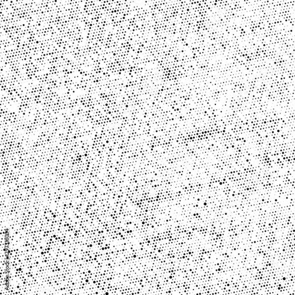 Obraz Abstract halftone vector background. Grunge effect dotted pattern