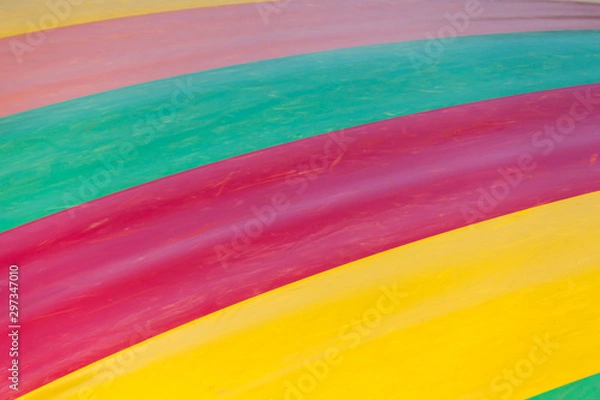 Fototapeta Colorful Striped Background. Concept of Waves and Summer. Beach Adventure.