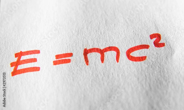 Fototapeta science concept - relativity theory