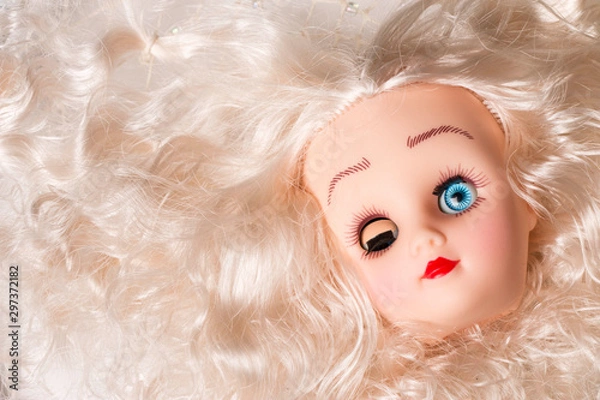 Obraz Creepy Doll Head