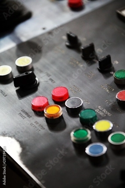 Fototapeta Alte Instrumententafel