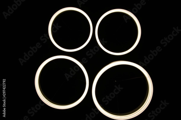 Fototapeta lights in dark