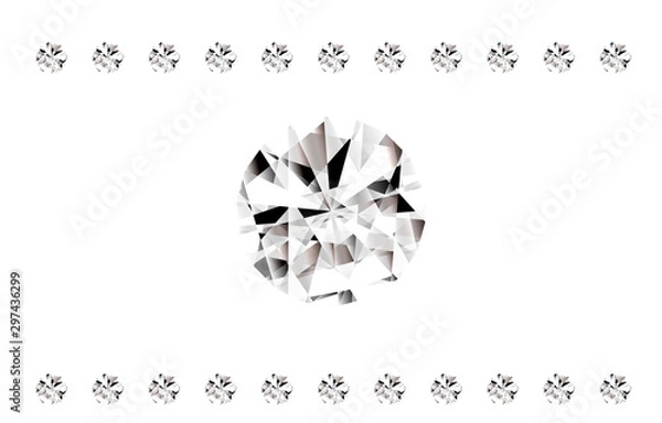 Obraz キラキラ輝くダイヤモンド素材・ジェリー宝石素材