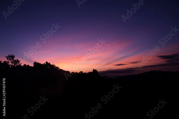 Fototapeta Timido amanecer