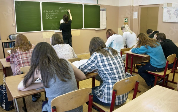 Obraz Школьники на уроке