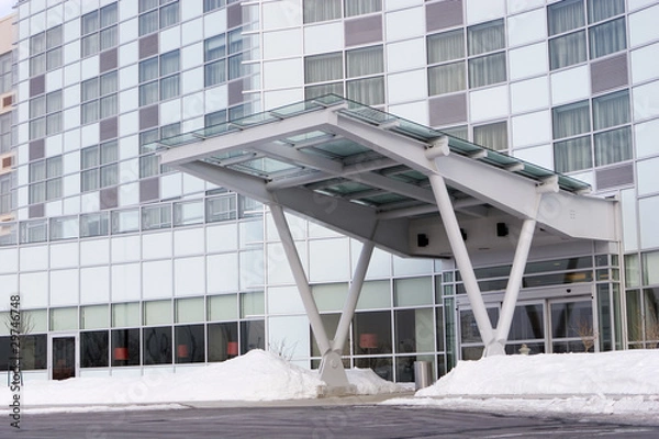 Obraz Building Entrance Winter