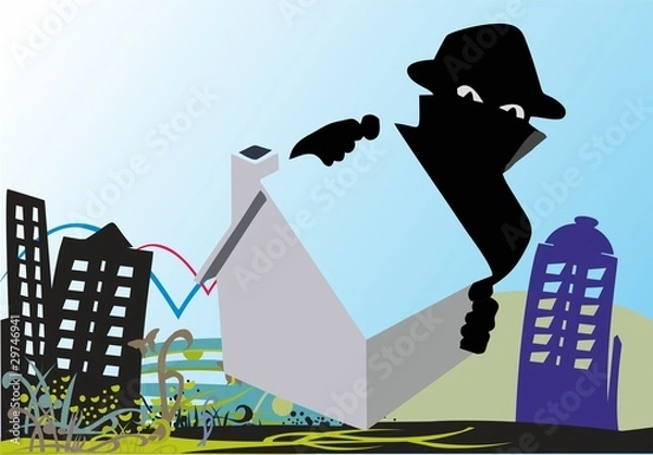 Obraz ladron ciudad