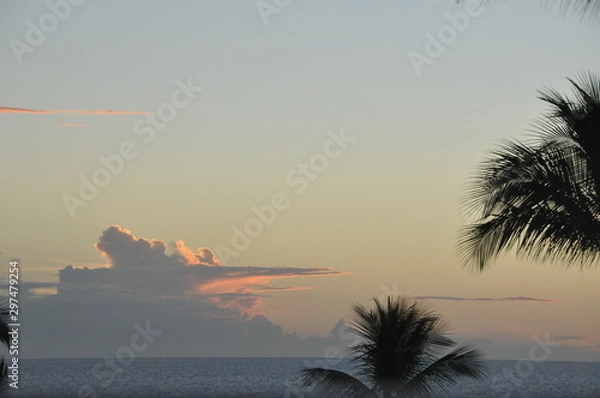 Obraz Storm over Setting Sun