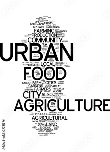 Fototapeta Urban Agriculture / Urban Food