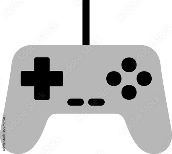 Fototapeta シンプルなゲームのコントローラー