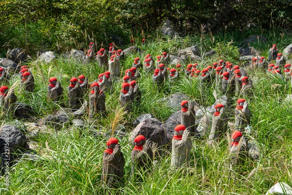 Obraz 那須高原　殺生石　千体地蔵