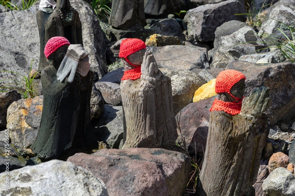 Obraz 那須高原　殺生石　千体地蔵