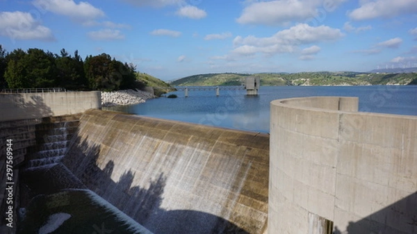 Obraz hoover dam on the river