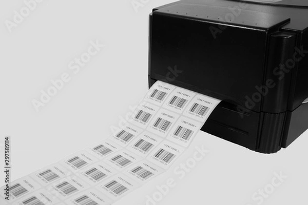 Obraz isolated barcode printer