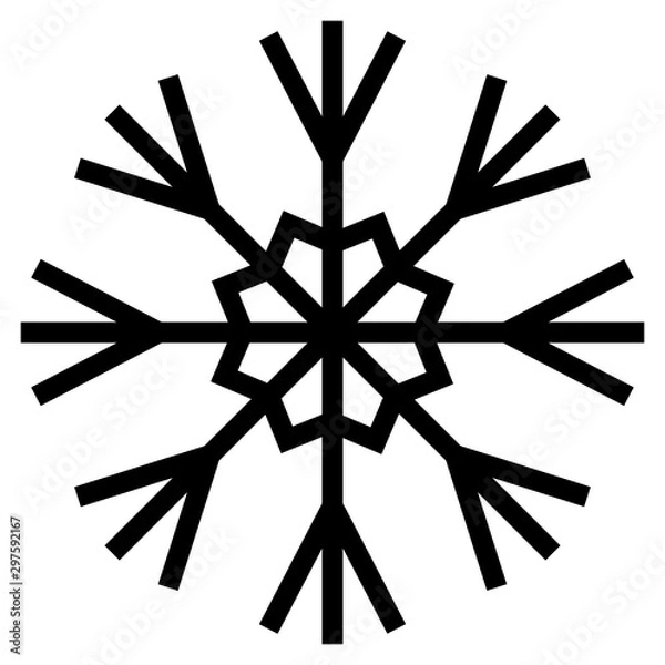 Fototapeta Christmas Outline Icon