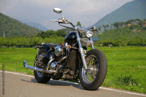 Obraz バイク　ツーリング　旅行