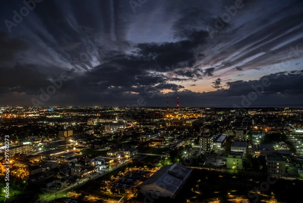 Fototapeta 石川県庁から見る金沢の夜景