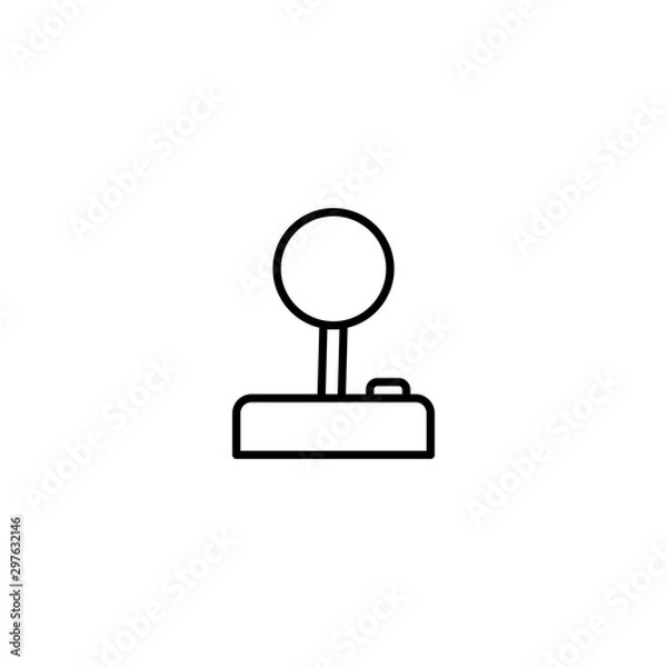 Fototapeta game controller icon vector illustration
