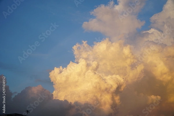 Obraz Beautiful Golden Cloudscape