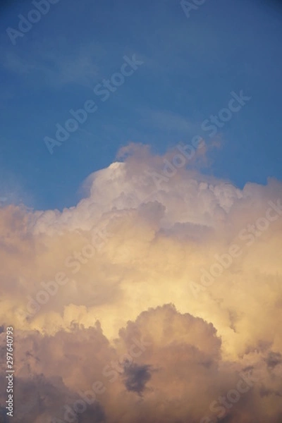 Fototapeta Beautiful Golden Cloudscape