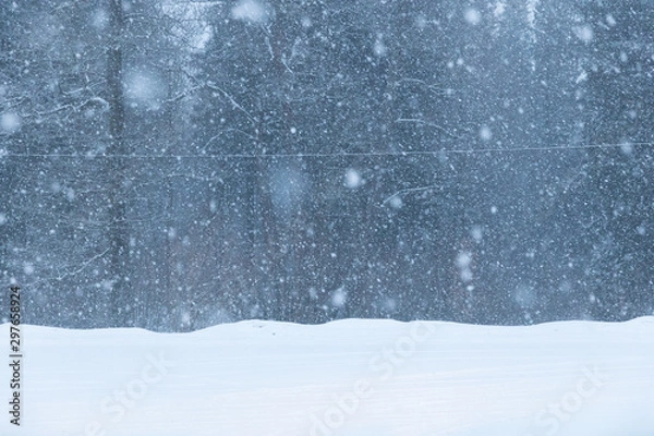 Fototapeta abstract winter background